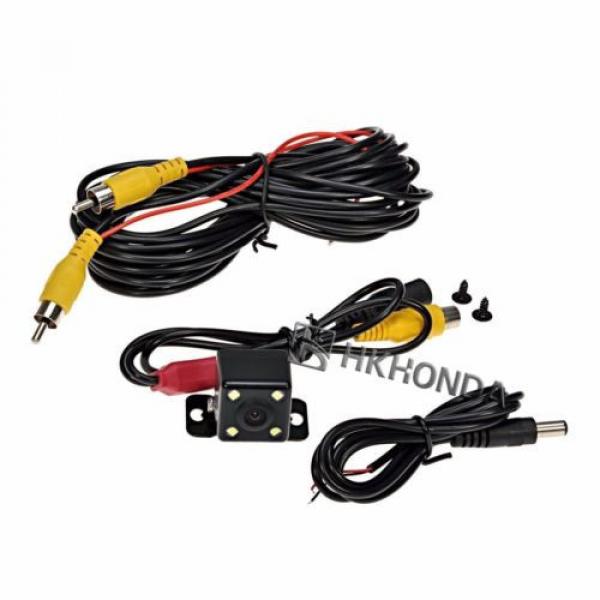 4 LED Car Dynamic Track Rear View Reverse trajectory CCD Camera tracking Lines #11 image