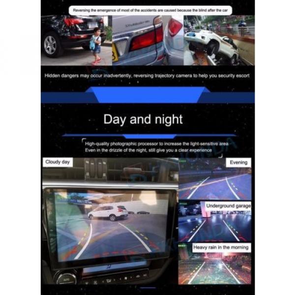 Sliver Car Tailgate Dynamic Trajectory Rearview CCD Camera Moving for Volvo #4 image