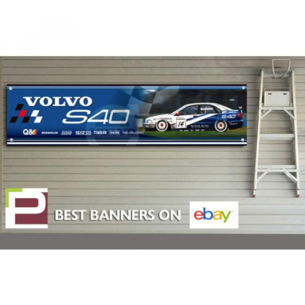 Volvo S40 Saloon BTTC Banner, Workshop, Garage, Track, Man Cave, 1300mm x 325mm #1 image