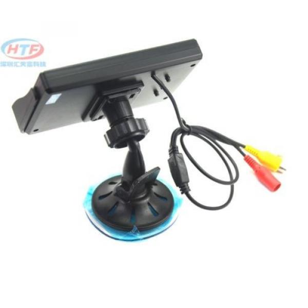 4.3&#034; 2AV sucker Screen + 4LED Car Track Dynamic Trajectory Rearview CCD Camera #10 image