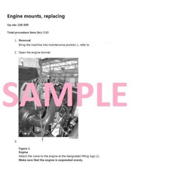 VOLVO ABG8820B  TRACKED PAVER SERVICE AND REPAIR MANUAL #3 image