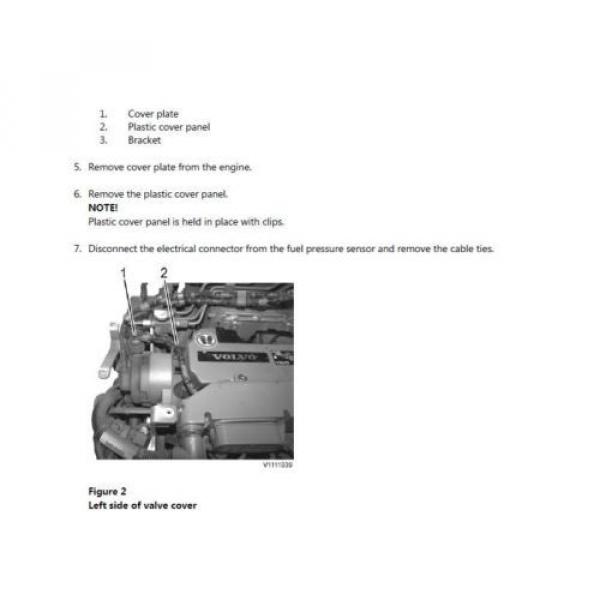 VOLVO P8820C TRACKED PAVER SERVICE AND REPAIR MANUAL #5 image