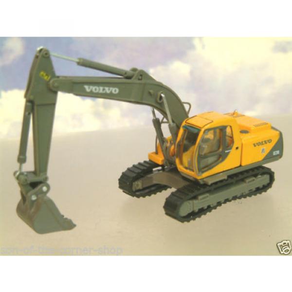 SUPERB DIECAST 1/87 HO VOLVO EC210 TRACKED EXCAVATOR/DIGGER ORANGE BY MOTORART #1 image