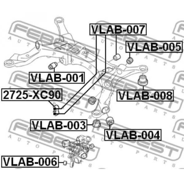 Rear Track Control Rod For Volvo Xc90 (2003-2014) #2 image