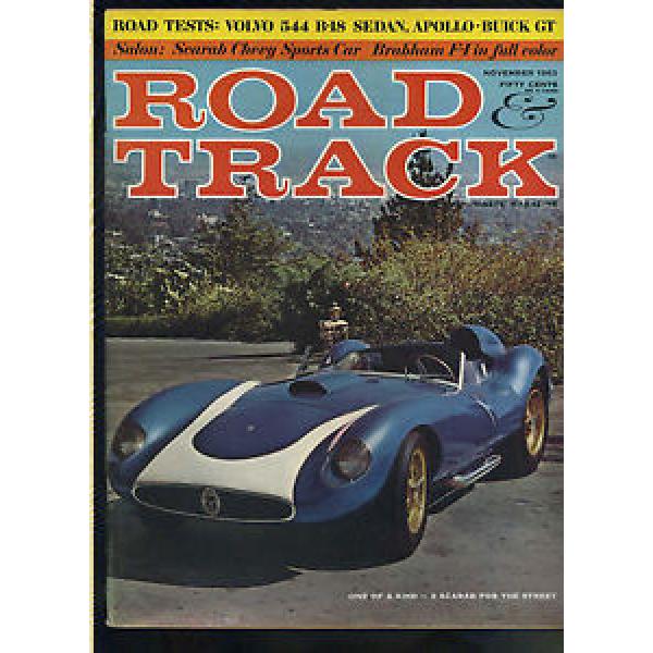 Road &amp; Track November 1963 Scarab Volvo 544 Apollo Buick GT MBX6 #1 image