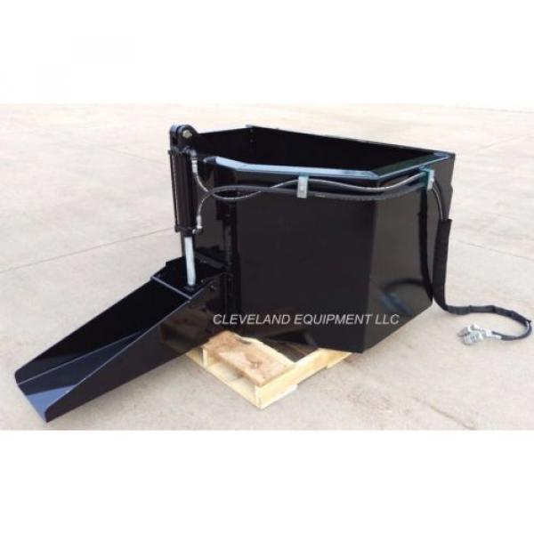 NEW HYDRAULIC CONCRETE BUCKET ATTACHMENT Skid-Steer Track Loader Case Volvo JCB #3 image