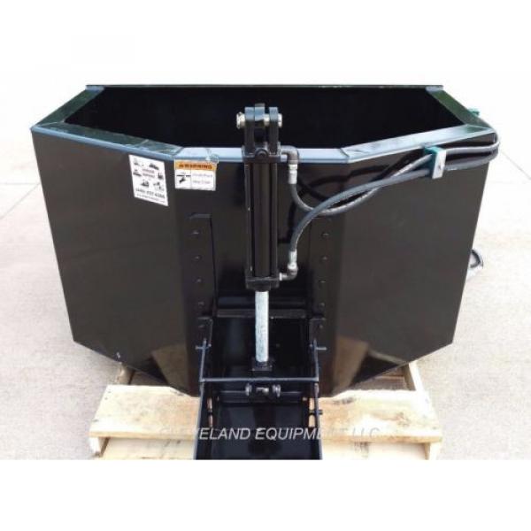 NEW HYDRAULIC CONCRETE BUCKET ATTACHMENT Skid-Steer Track Loader Case Volvo JCB #4 image