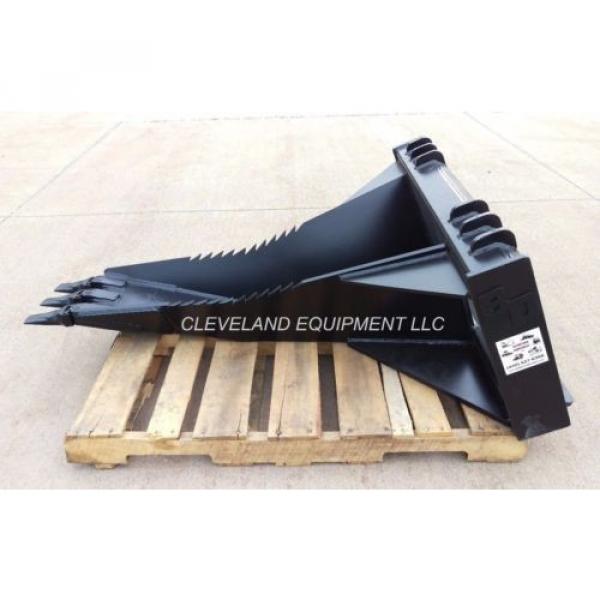 NEW 62&#034; XL STUMP BUCKET ATTACHMENT Volvo JCB Yanmar Case Skid-Steer Track Loader #3 image