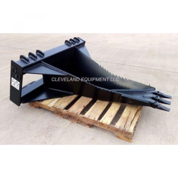 NEW 62&#034; XL STUMP BUCKET ATTACHMENT Volvo JCB Yanmar Case Skid-Steer Track Loader #5 image