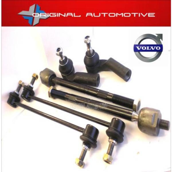 FITS VOLVO S40 2004&gt; FRONT INNER &amp; OUTER TRACK ROD ENDS &amp; STABILISER LINK BARS #2 image