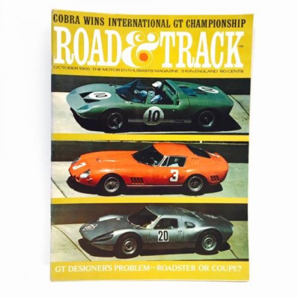 Vintage Road &amp; Track Car Magazine October 1965 Triumph 2000 Volvo 122-S #1 image