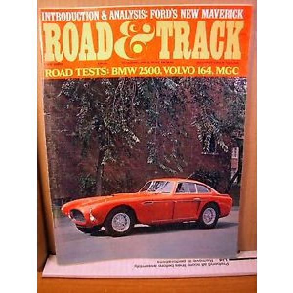 Road &amp; Track Magazine May 1969 BMW 2500, Volvo 164, MGC #1 image