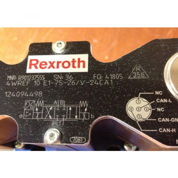 R901237555 4WREF 10 E1-75-26/V-24CA1 Bosch Rexroth, Proportional Valve, Used #3 image