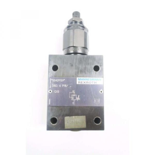 REXROTH DBD-6-P18 HYDRAULIC PRESSURE RELIEF VALVE D550097 #1 image