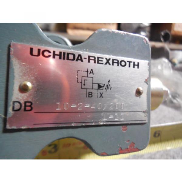 NEW UCHIDA REXROTH RELIEF VALVE # DB10-2-40/200 L-1Z #2 image