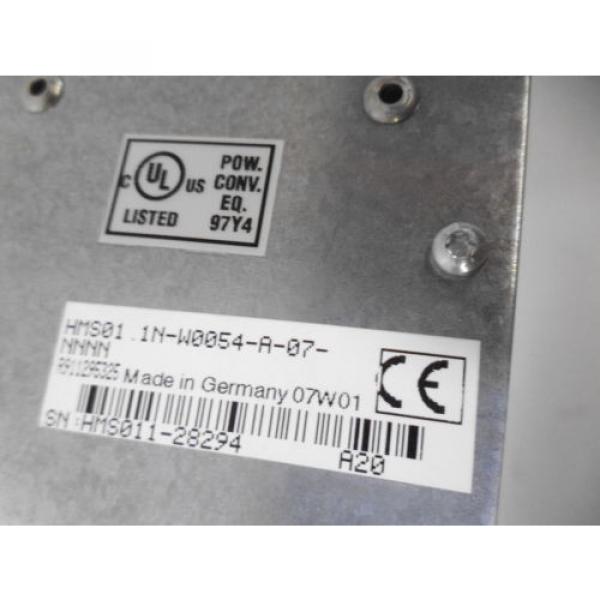 REXROTH HMS01.1N-W0054-A-07-NNNN SERVO DRIVE INDRADRIVE *NEW NO BOX* #7 image