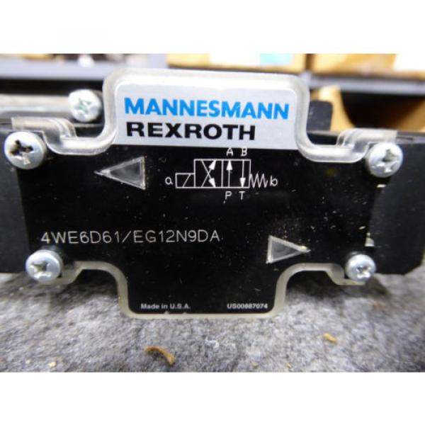 NEW REXROTH DIRECTIONAL VALVE # 4WE6D61/EG12N9DA #2 image