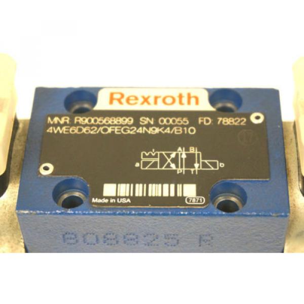 NEW REXROTH R900568899 DIRECTIONAL VALVE 4WE6D62/OFEG24N9K4/B10 #4 image