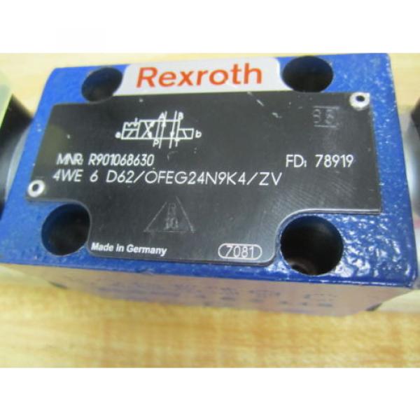Rexroth Bosch Group 4WE 6 D62/OFEG24N9K4/ZV Valve R901068630 - New No Box #3 image