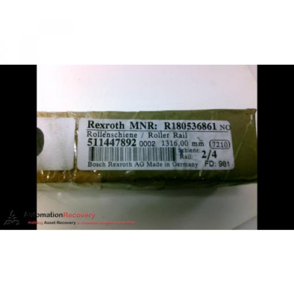 REXROTH R180536861 ROLLER RAIL, 1316MM LENGTH, 35MM OVERALL WIDTH, NEW #194523 #3 image