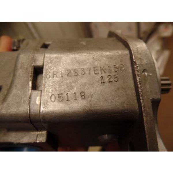 GENUINE BOSCH REXROTH SR12S37EK15R125 HYDRAULIC PUMP, 9-SPLINE, 05118, N.O.S #7 image