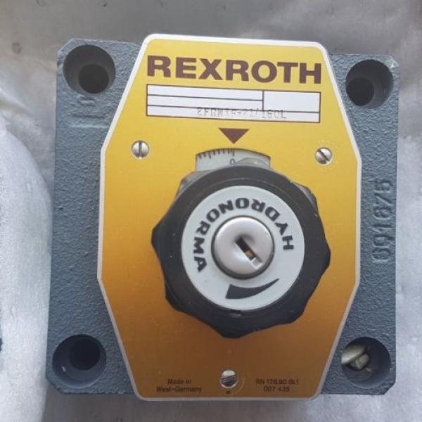 New Rexroth Hydraulic Flow Control Valve 2FRM10-21/160L Made in Germany #1 image