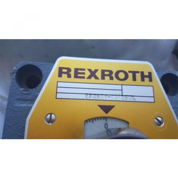 New Rexroth Hydraulic Flow Control Valve 2FRM10-21/160L Made in Germany #3 image