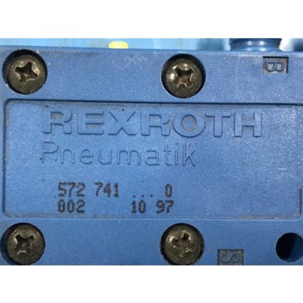 USED REXROTH PNEUMATIK 5727410220 PNEUMATIC VALVE 572 (U3) #8 image