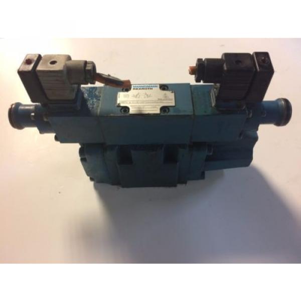 USED REXROTH MANNESMAN 4WRZ 10 E00-51 DREPV 6 C-10/25  HYDRAULIC SOLENOID VALVE #1 image