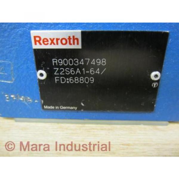 Rexroth Bosch R900347498 Valve Z2S6A1-64/FD:68809 - New No Box #2 image