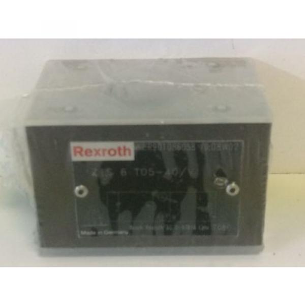 NEW! REXROTH HYDRAULIC CHECK VALVE Z1S-6-T05-40/V  R901086058 FD:08W02 #1 image