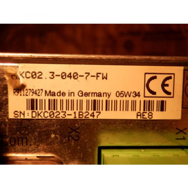 REXROTH INDRAMAT DKC02.3-040-7-FW + ESM02.3-FW FWA-ECODR3-SMT-02VRS +... DKC02 3 #5 image