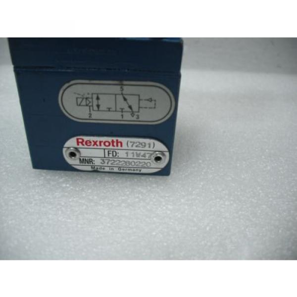 Rexroth 7291  FD 11W47 MNR 3722260220 Valve with 3420547022 #2 image