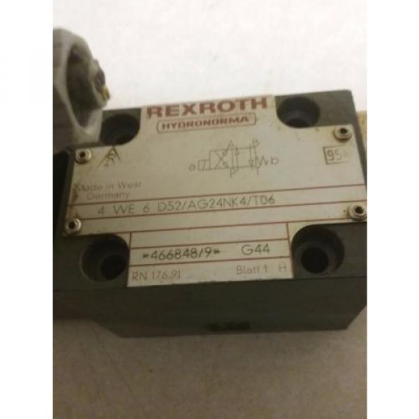 REXROTH VALVE_4 WE 6 D52/AG24NK4/T06_466848/9  G44 #3 image