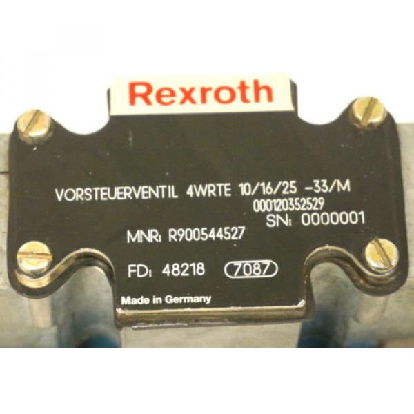 REXROTH 4WRTE25E1-350L-31 6BG24EZ31/M VALVE W/ R900544527, 4 WTRE 25-31 #4 image