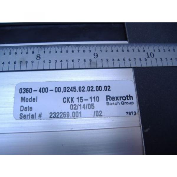 Rexroth CKK 15-110 Guide Actuator  , 4&#034; travel #3 image