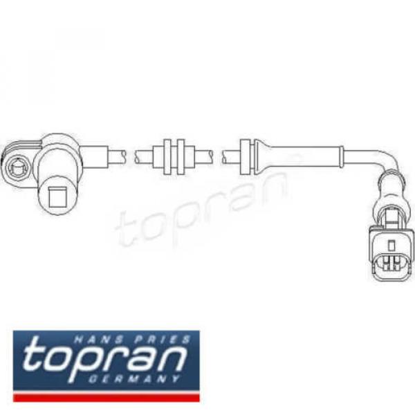 ABS Sensor Raddrehzahl TOPRAN Vorderachse Rechts oder Links 207450 #1 image