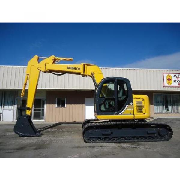 2003 KOBELCO SK135SRLC EXCAVATOR SK 135 ZERO TAIL SWING Z OFFET BOOM OPTION #1 image