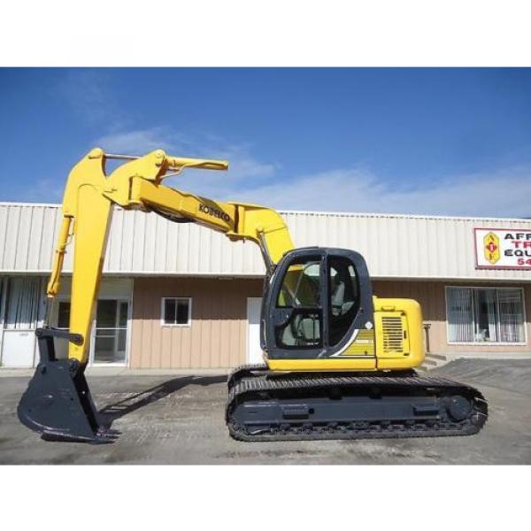 2003 KOBELCO SK135SRLC EXCAVATOR SK 135 ZERO TAIL SWING Z OFFET BOOM OPTION #5 image