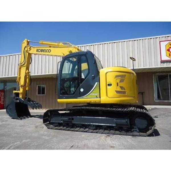 2009 KOBELCO SK140SRLC HYDRAULIC THUMB ZERO TAIL SWING EXCAVATOR , VERY NICE ! #3 image