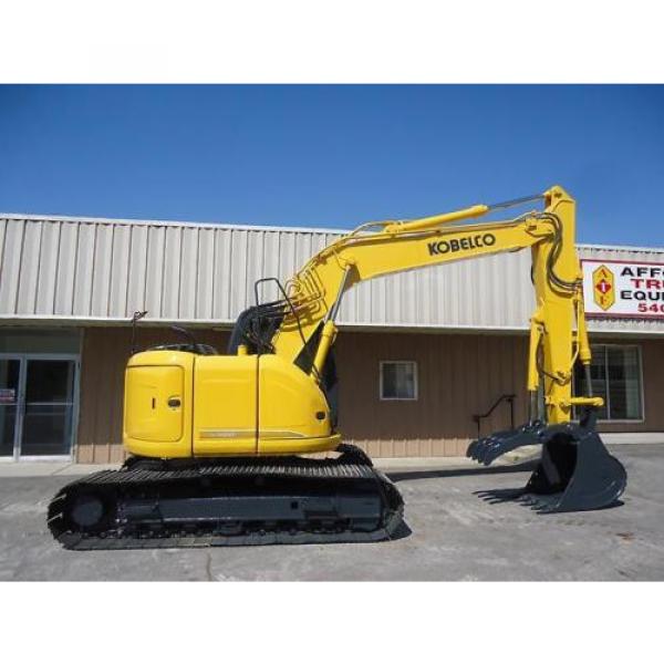 2009 KOBELCO SK140SRLC HYDRAULIC THUMB ZERO TAIL SWING EXCAVATOR , VERY NICE ! #4 image