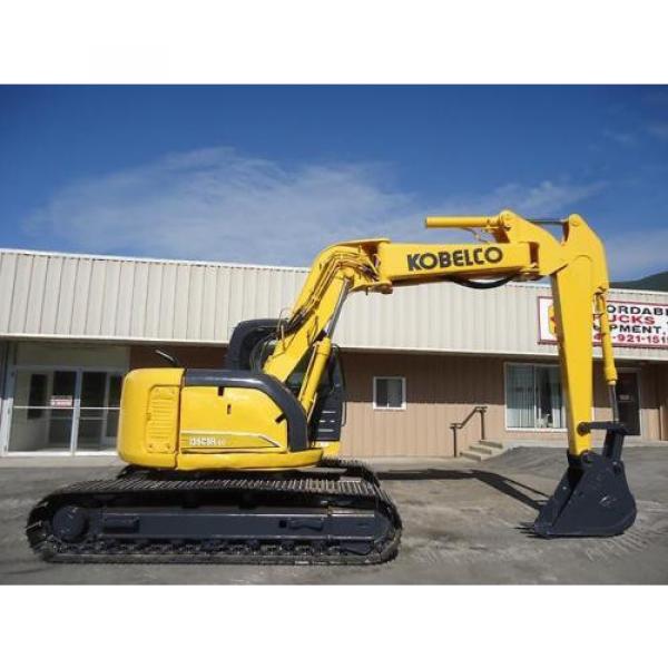 2003 KOBELCO SK135SRLC EXCAVATOR SK 135 ZERO TAIL SWING Z OFFET BOOM OPTION #7 image