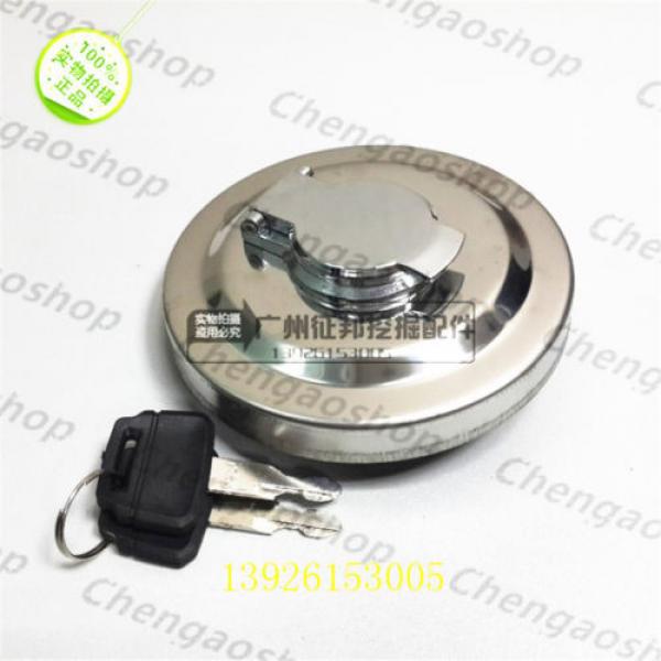 1PCS New Fuel Tank Cap fit for Kobelco Sk200-8 Sk250-8 Excavator #Q1360 ZX #1 image