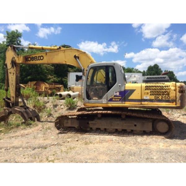 2006 KOBELCO SK250 LC DYNAMIC ACERA EXCAVATOR WITH CLAMSHELL ATTACHMENT #5 image