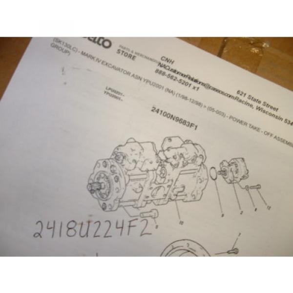 KOBELCO EXCAVATOR POWER TAKE-OFF COUPLING #2418U224F2 #3 image