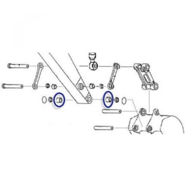2405P726 New Kobelco Excavator SK150 &amp; SK160 Dipper Arm Bushing #5 image