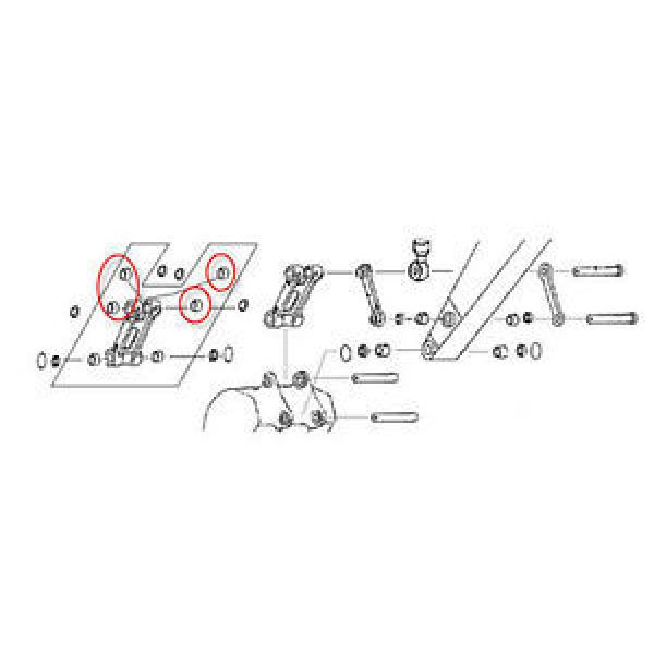 2405T1275 Bucket Linkage Bushing fits Kobelco SK200 #1 image