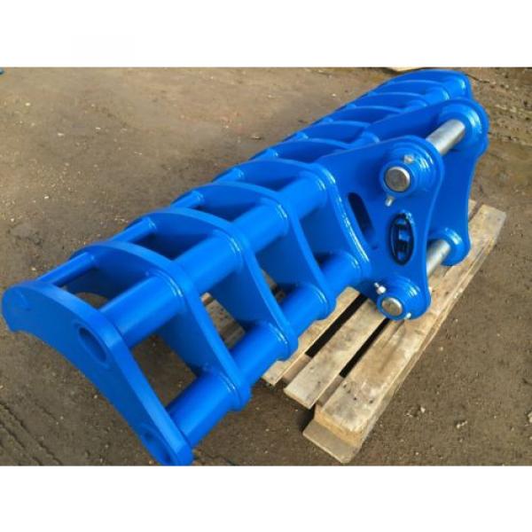 13 Ton HD Excavator Landscape Rake HARDOX CAT KOMATSU CASE KOBELCO HITACHI JCB #4 image