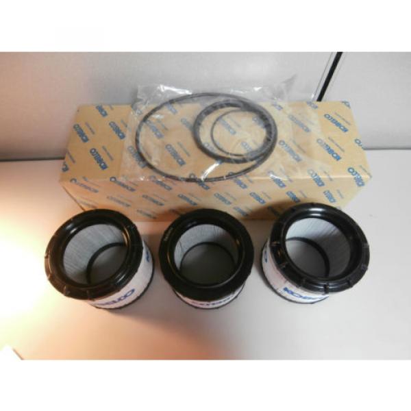 NEW Genuine 3 Pack Kobelco YN52V01020P1 Hydraulic Filter Kit 3 Pack *NOS* #2 image