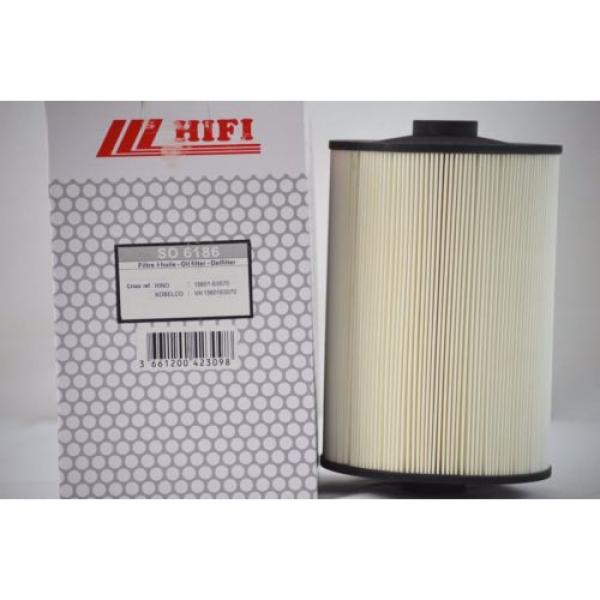 Oil Filter SO 6186 for KOBELCO part # VH15601E0070 &amp; HINO part # 15601-E0070 #1 image